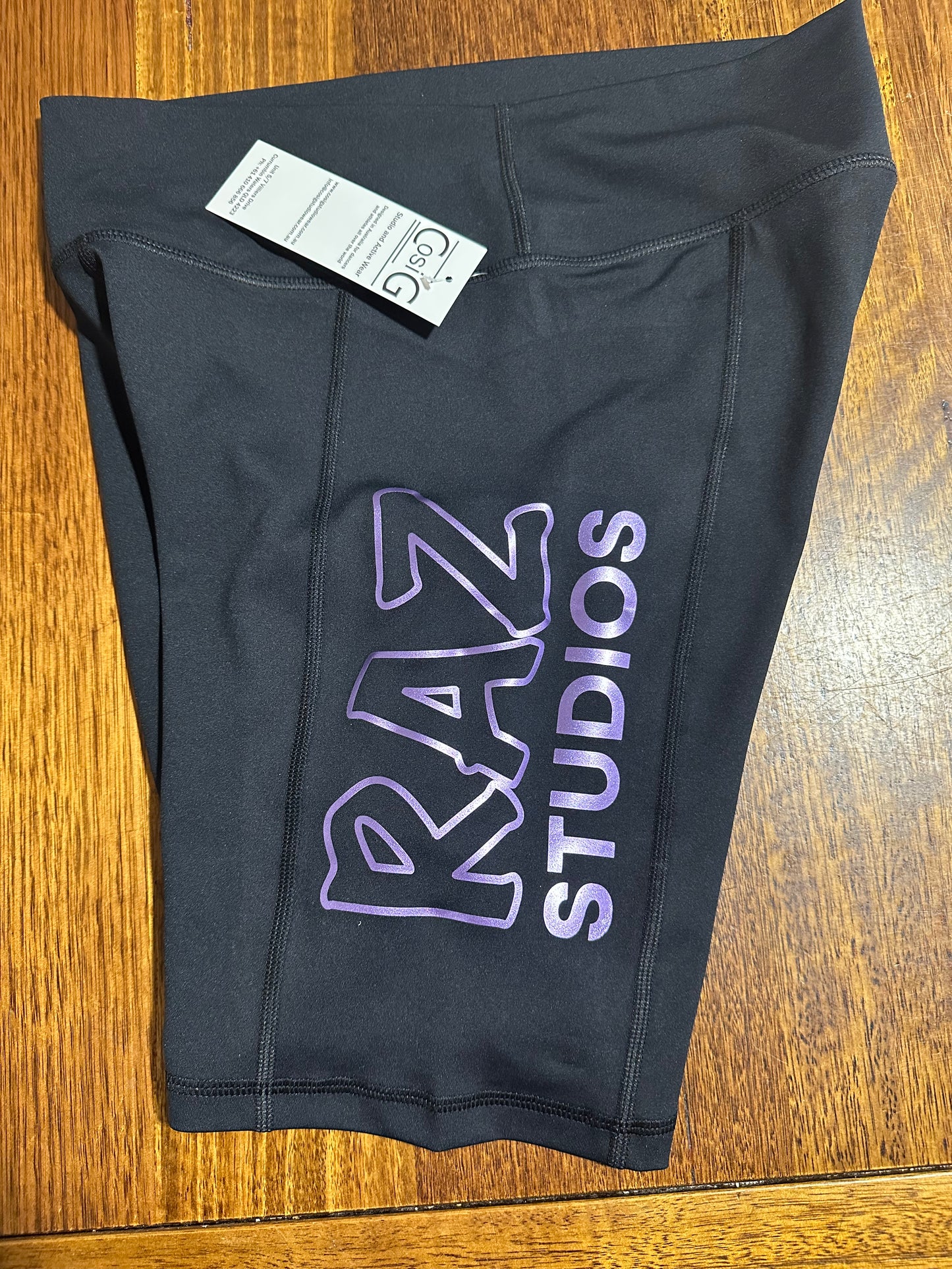 RAZ shorts (large purple logo)