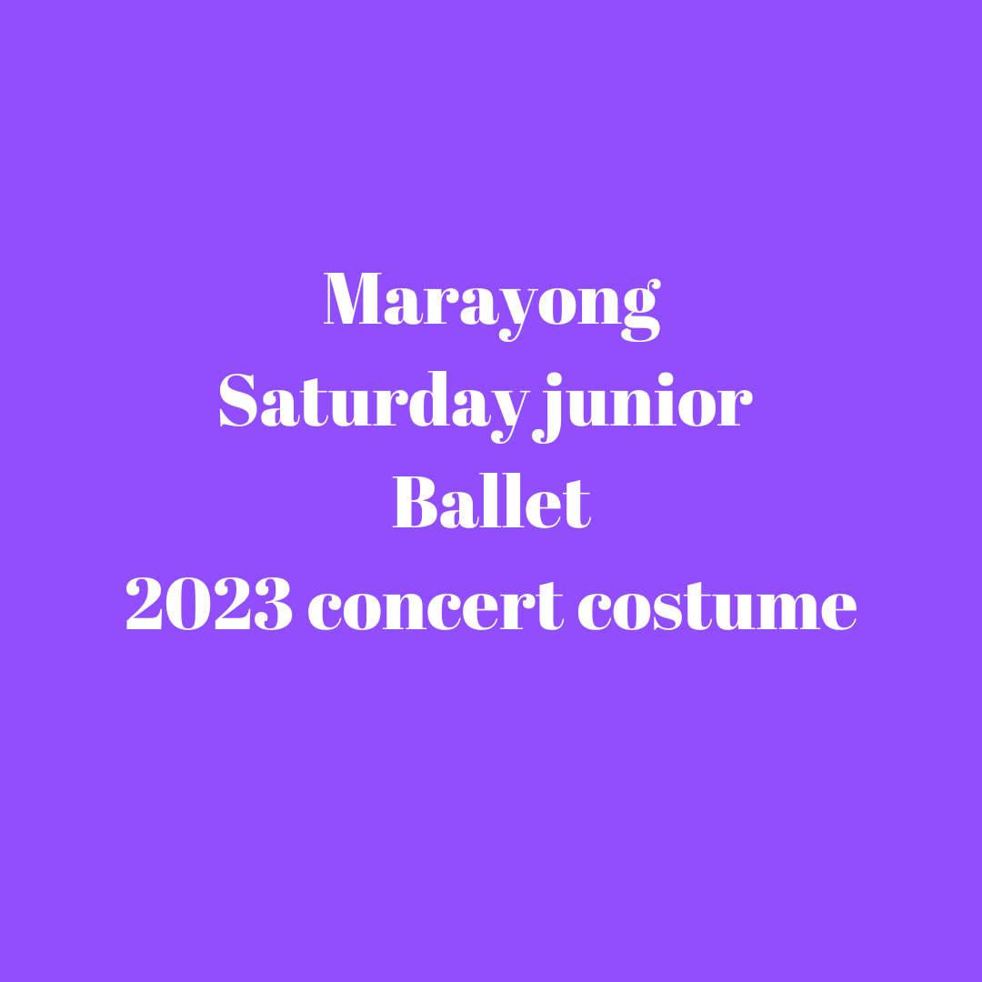 Marayong Saturday junior Ballet concert costume 2023