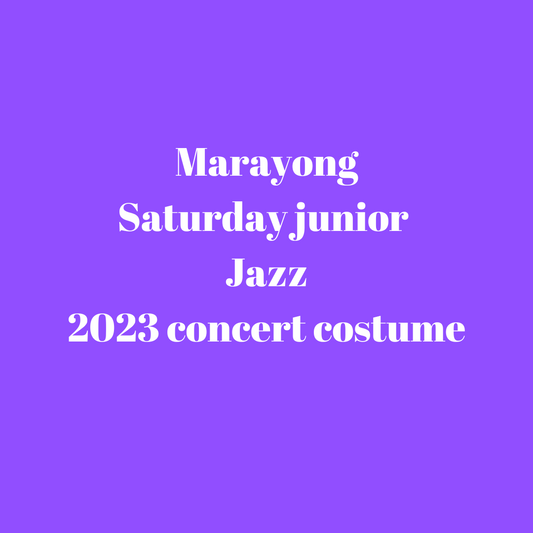 Marayong Saturday junior Jazz concert costume 2023