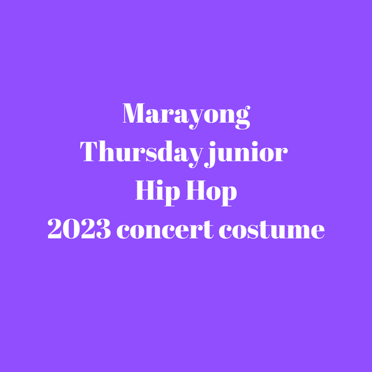 Marayong Thursday junior Hip Hop concert costume 2023