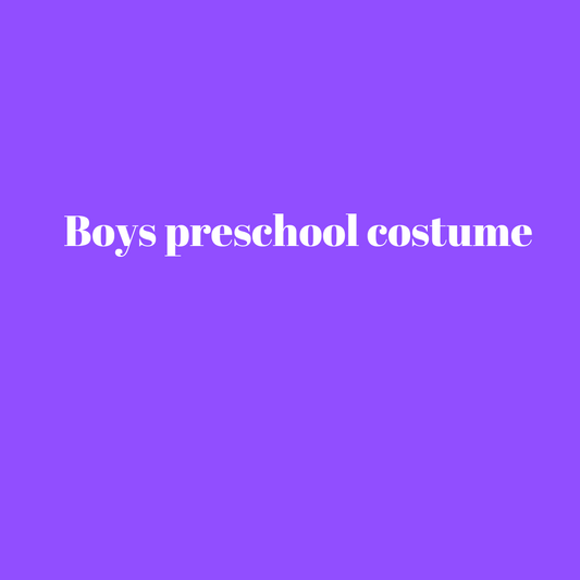 Boys preschool costume